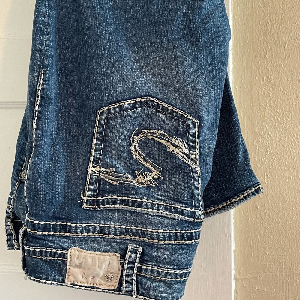 Silver plus size jean EUC.